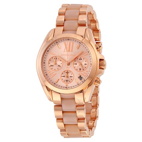 michael kors womens watch rose gold|rose gold watches ladies watch.